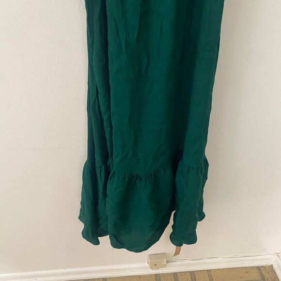 NWT Reformation Celestia Midi Dress Emerald Green Christmas Holidays - Picture 3 of 9